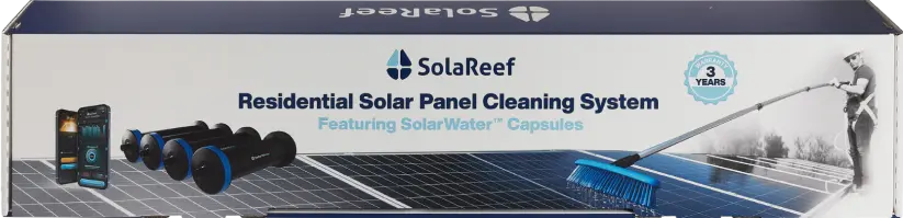 How to clean solar panels - SolaReef Solar Panel Cleaning System